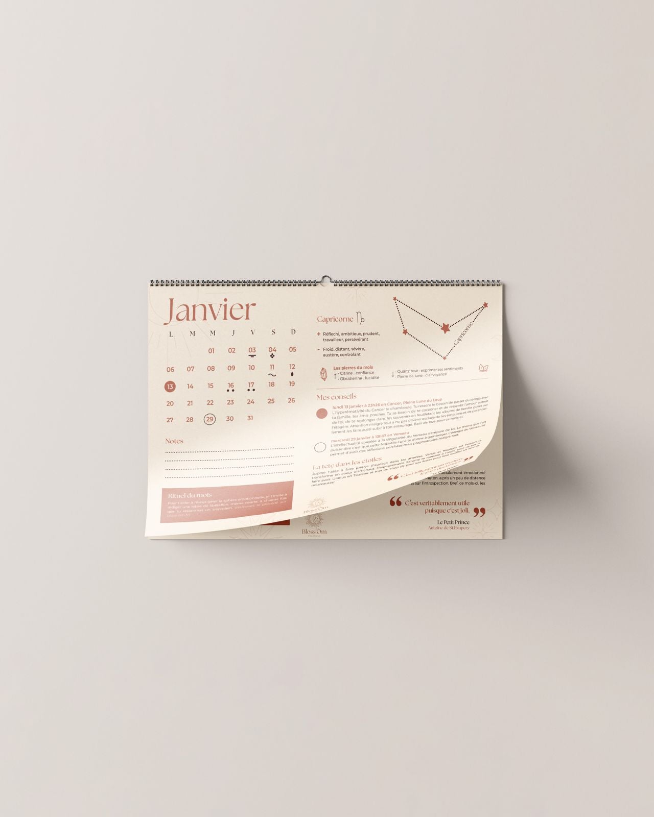 Calendrier Lunaire 2025 X Bloss'Om