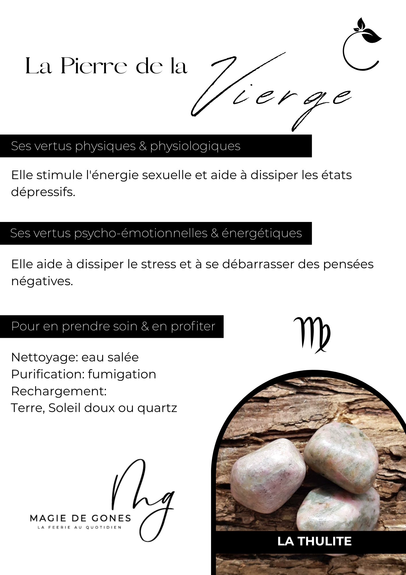 Bougie ASTRO Vierge