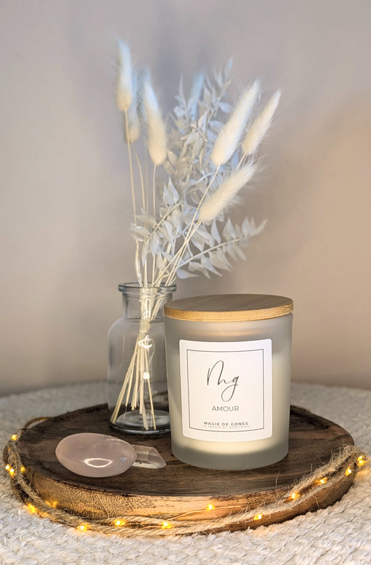 Bougie de Lithothérapie AMOUR